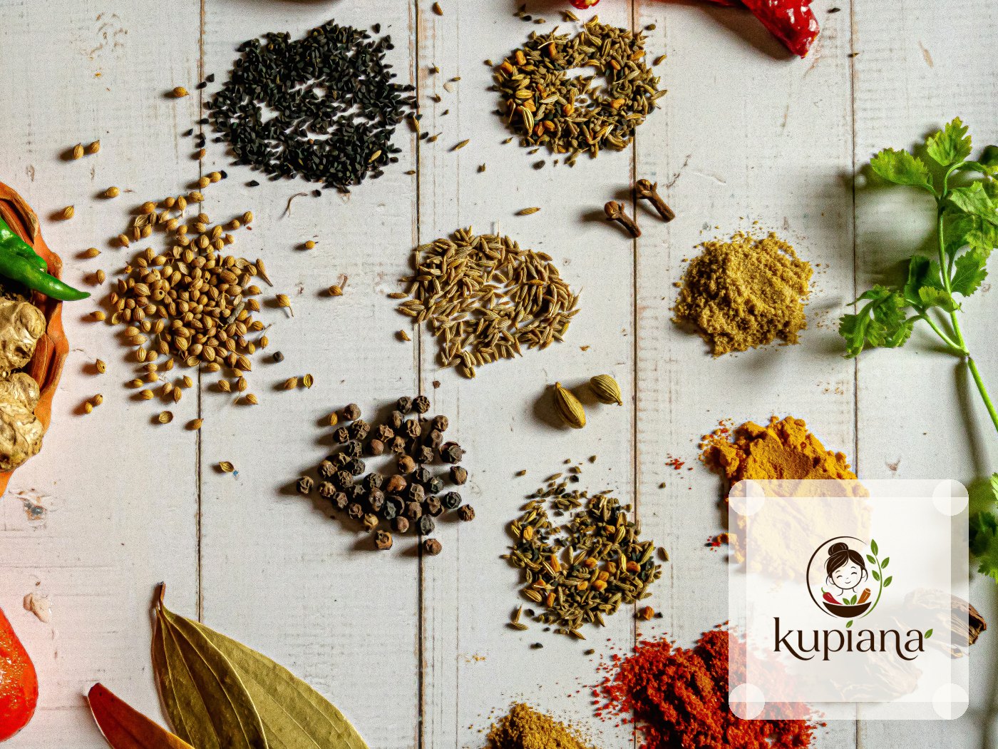 Kupiana spices and cold-pressed oils